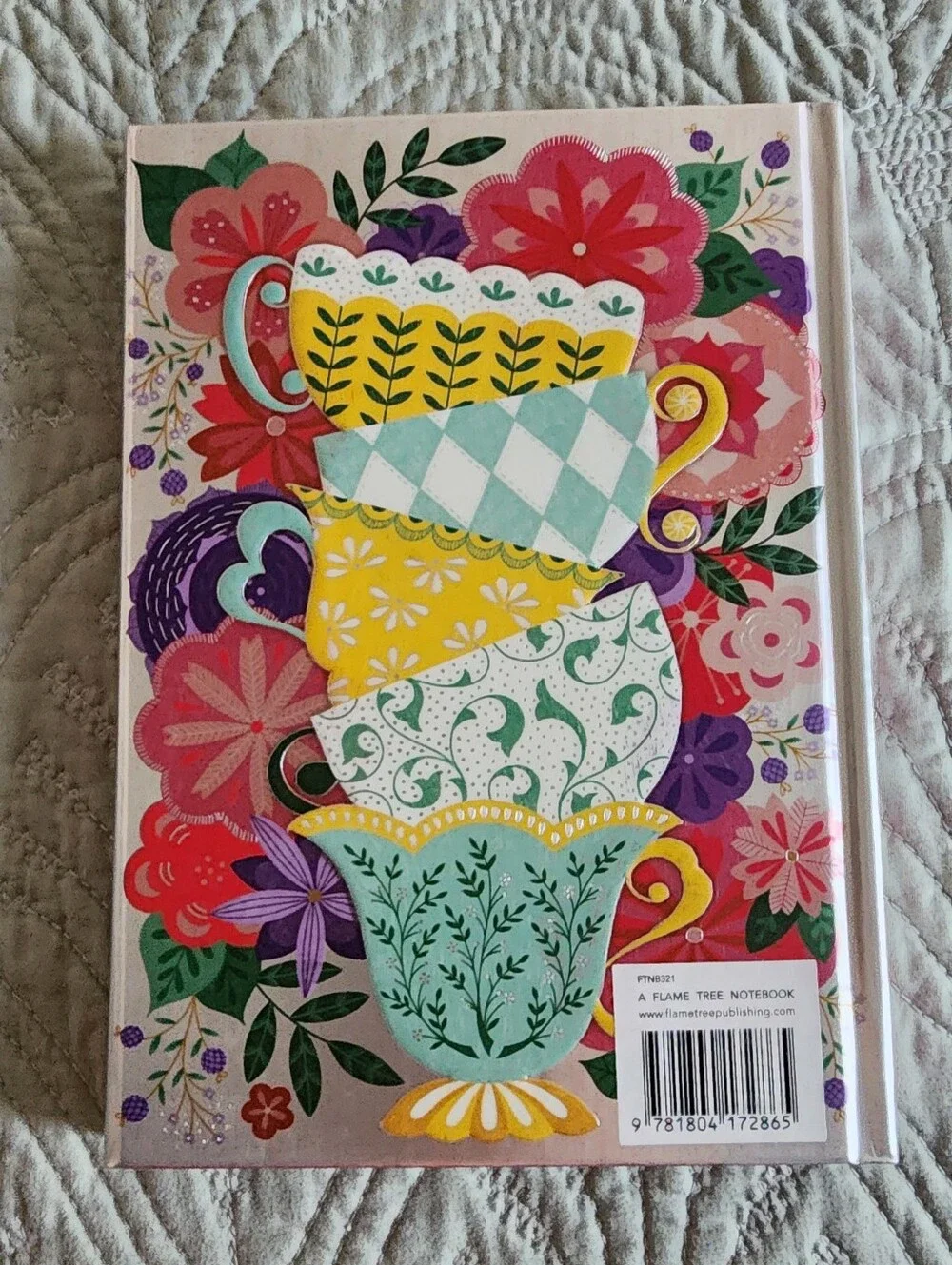 Teacups Hardcover Journal Notebook